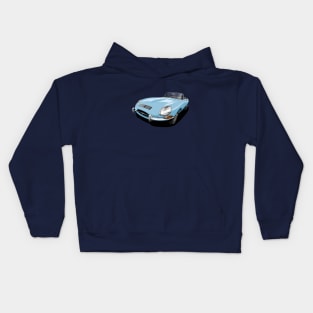 Jaguar e-type roadster Kids Hoodie